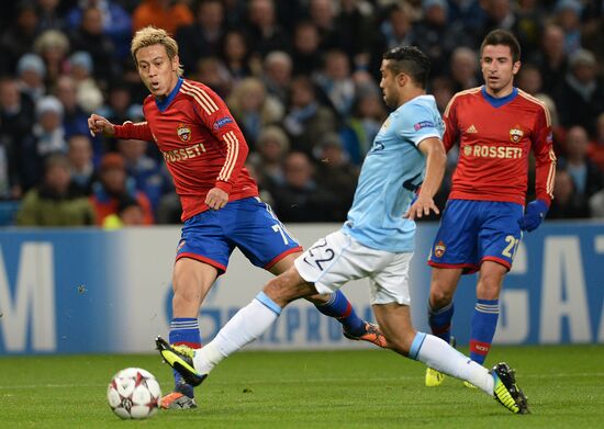 Football. UEFA Champions League. Manchester City vs. CSKA