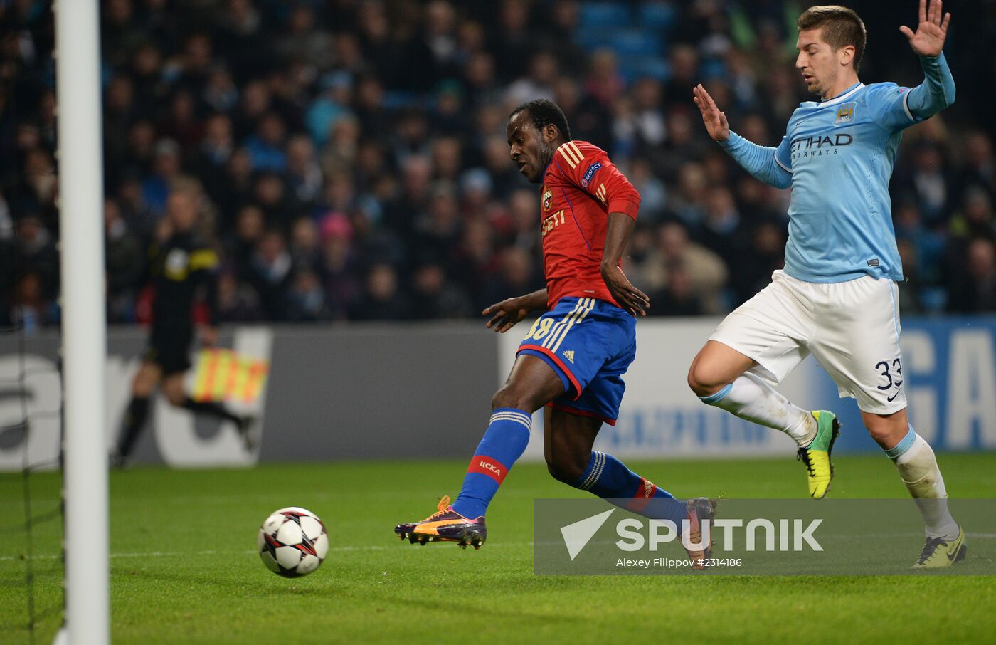 Football. UEFA Champions League. Manchester City vs. CSKA