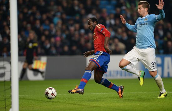 Football. UEFA Champions League. Manchester City vs. CSKA
