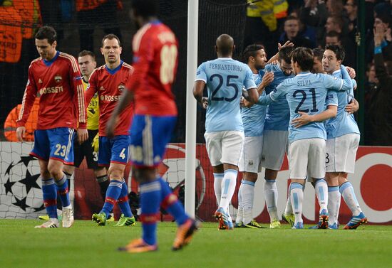 Football. UEFA Champions League. Manchester City vs. CSKA