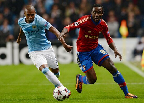 Football. UEFA Champions League. Manchester City vs. CSKA