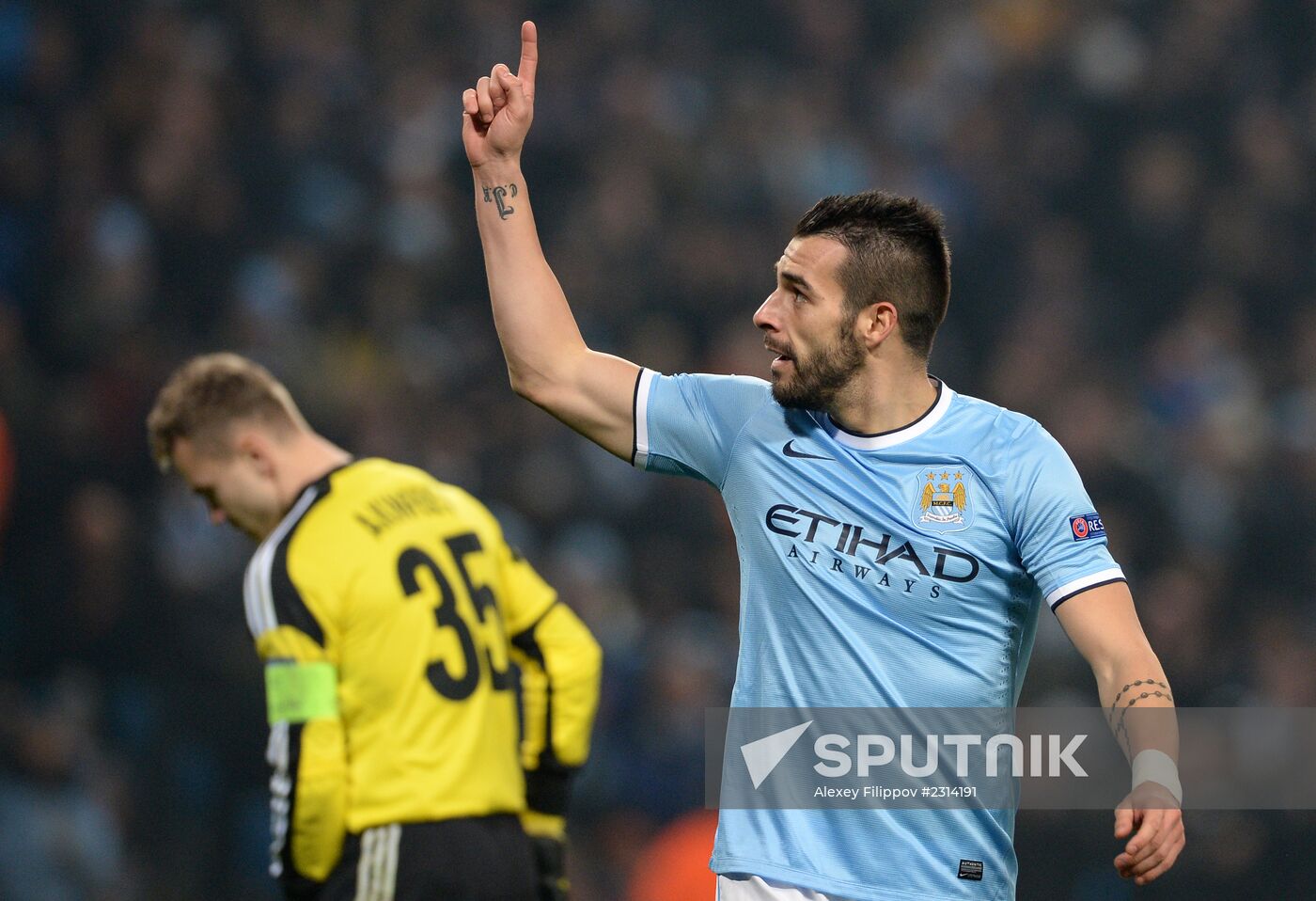 Football. UEFA Champions League. Manchester City vs. CSKA