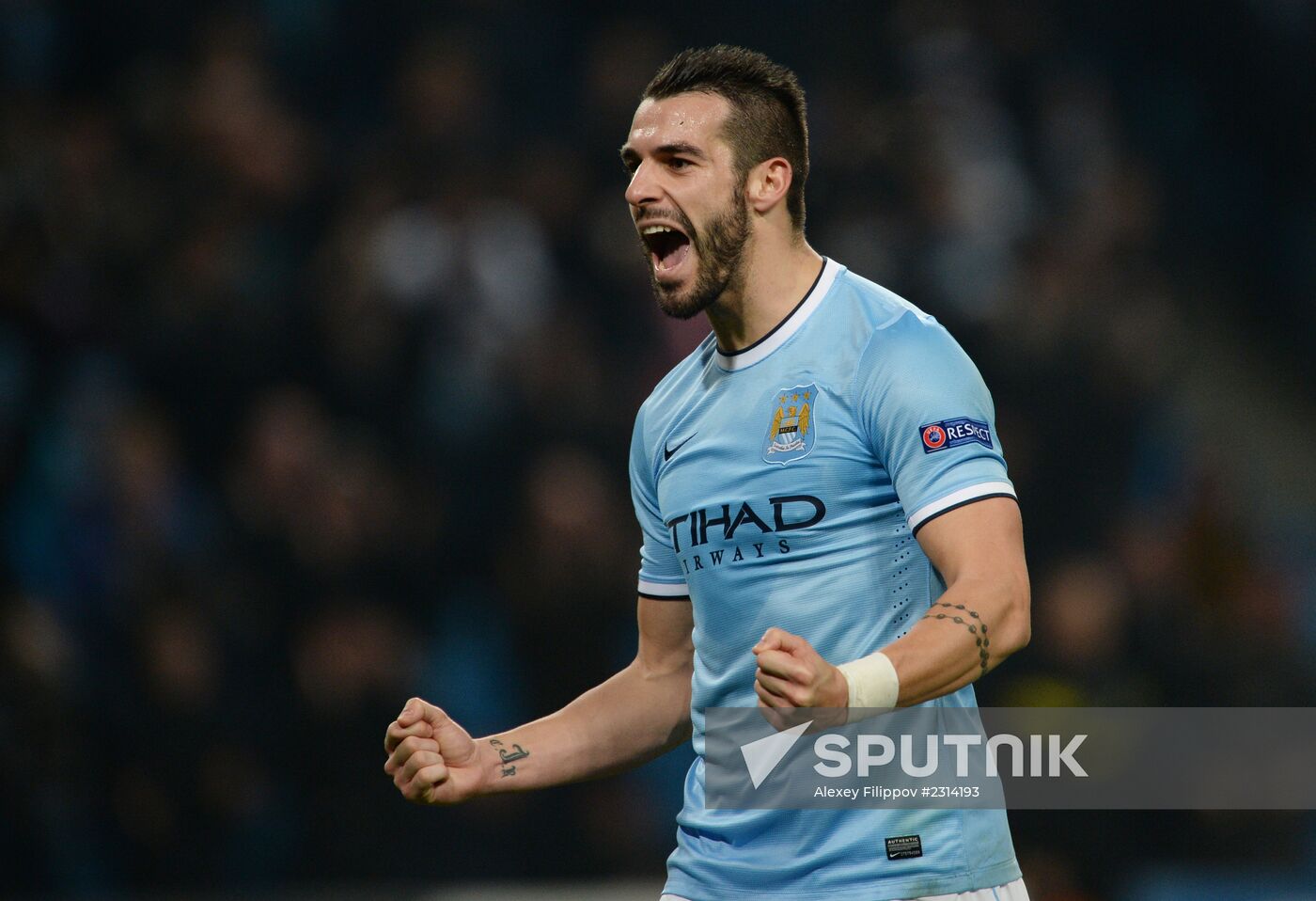 Football. UEFA Champions League. Manchester City vs. CSKA