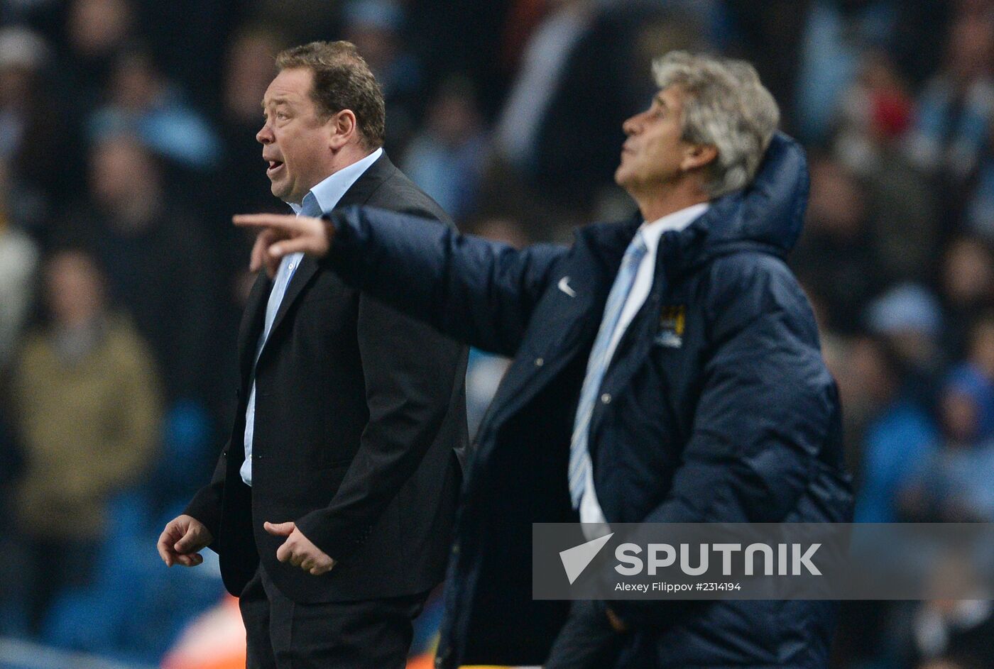Football. UEFA Champions League. Manchester City vs. CSKA