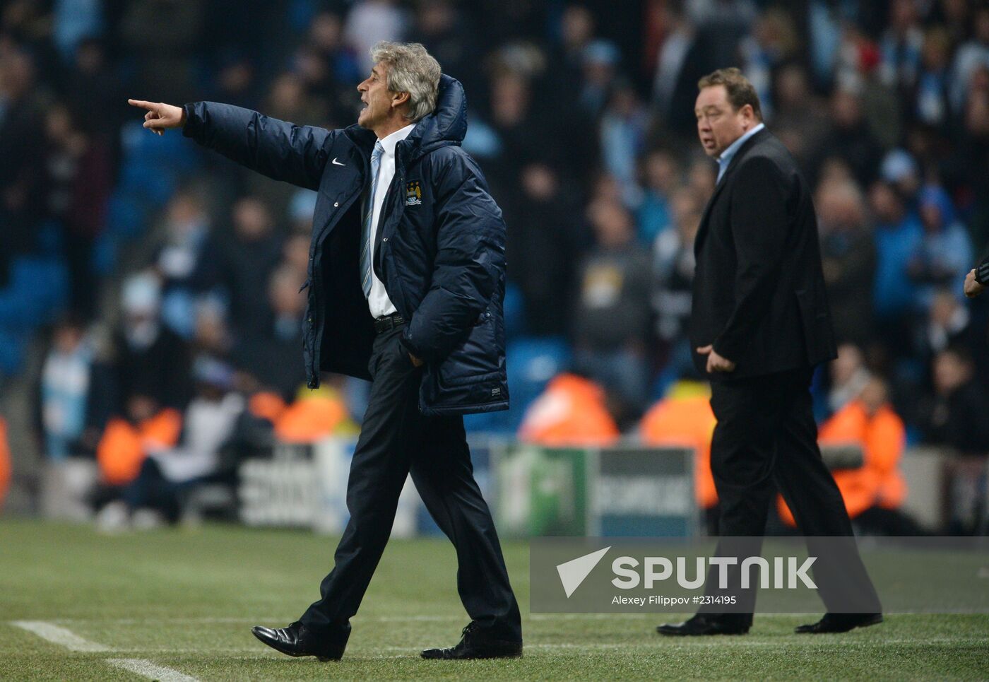 Football. UEFA Champions League. Manchester City vs. CSKA