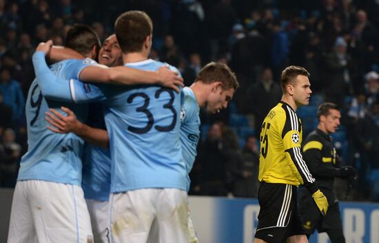 Football. UEFA Champions League. Manchester City vs. CSKA