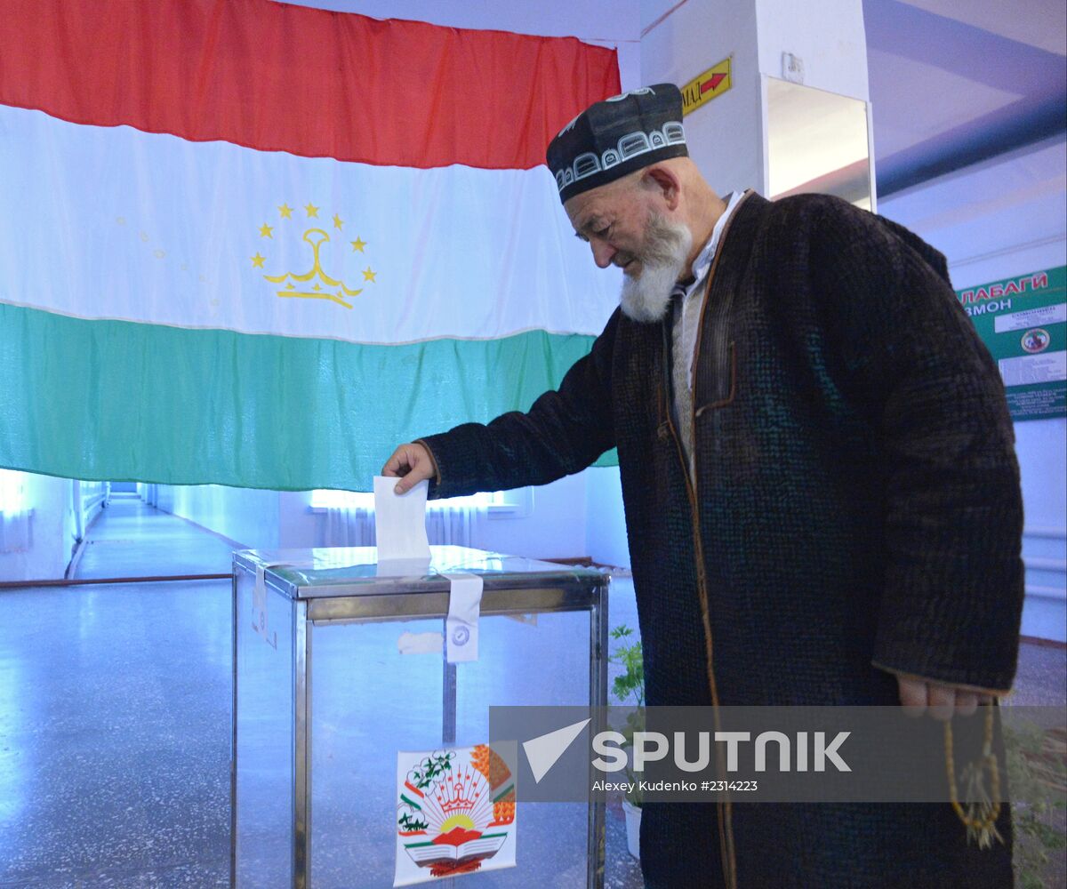 Presidential elections in Tajikistan