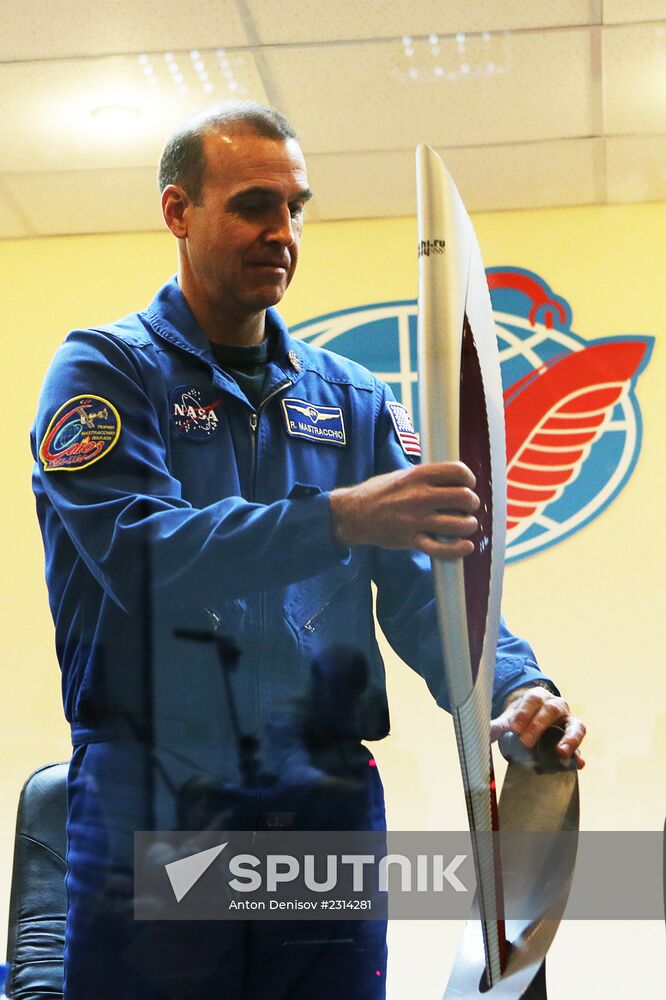 News conference by Soyuz TMA-11M manned spaceship crew