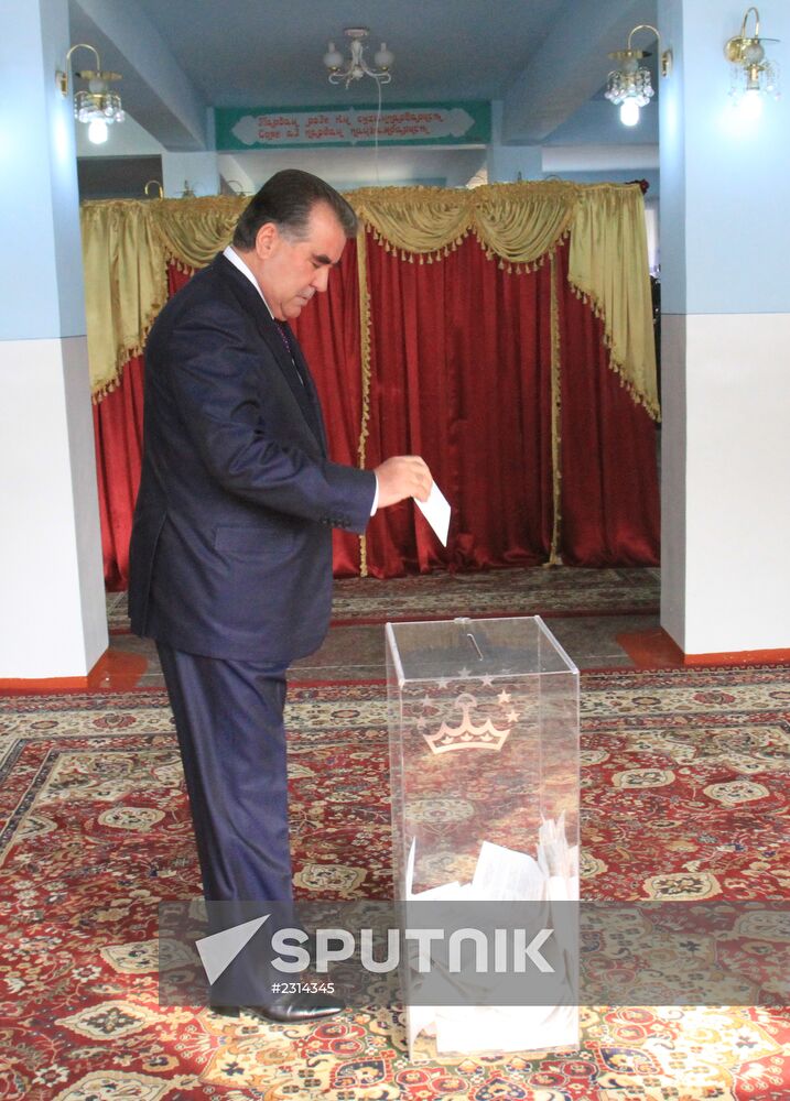 Presidential elections in Tajikistan