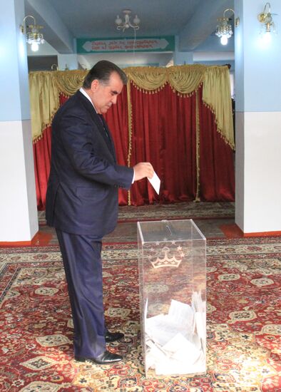 Presidential elections in Tajikistan