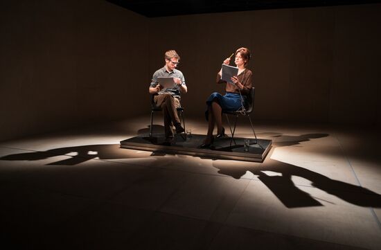 Press performance of play "Grace and Grit" at Praktika Theater
