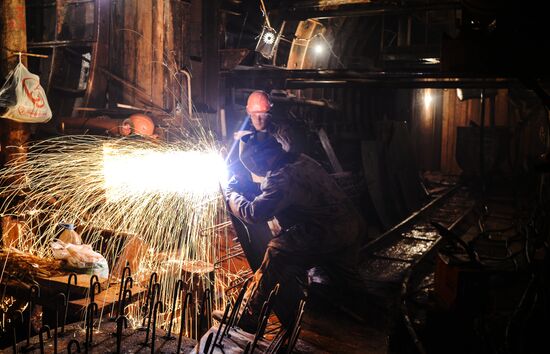 Construction of Petrovsko-Razumovskaya 2 Metro station