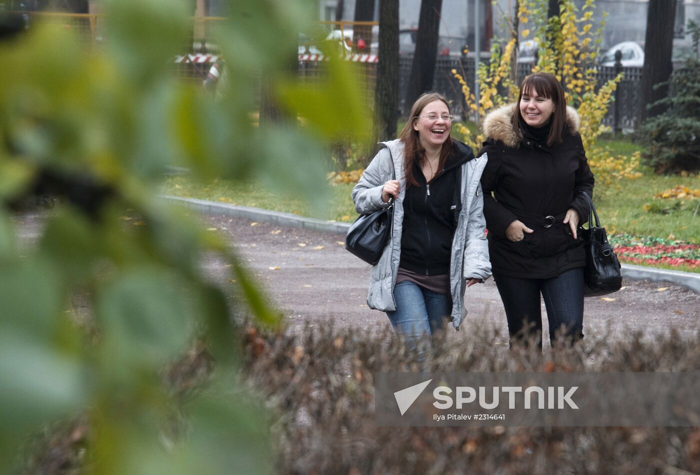 Warm weather in Moscow