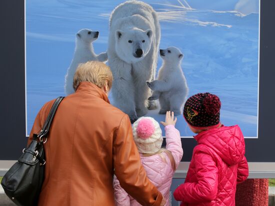 Warm weather in Moscow