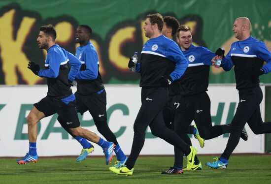 FC Wigan Athletic holds training session