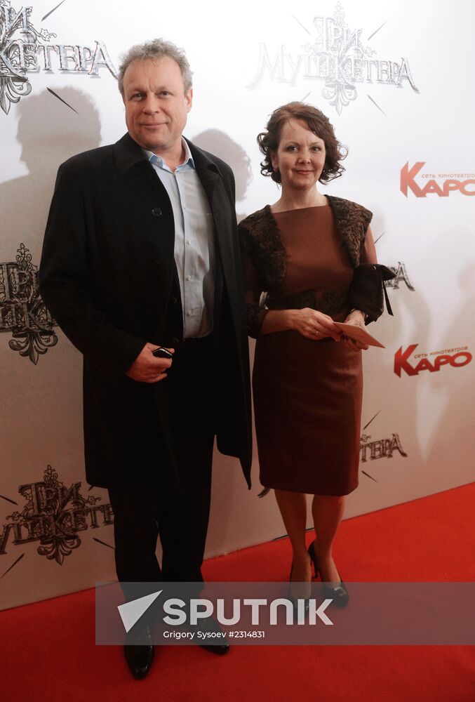 Premiere of film The Three Musketeers