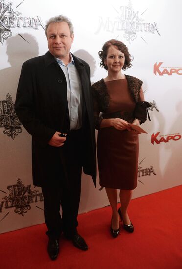 Premiere of film The Three Musketeers