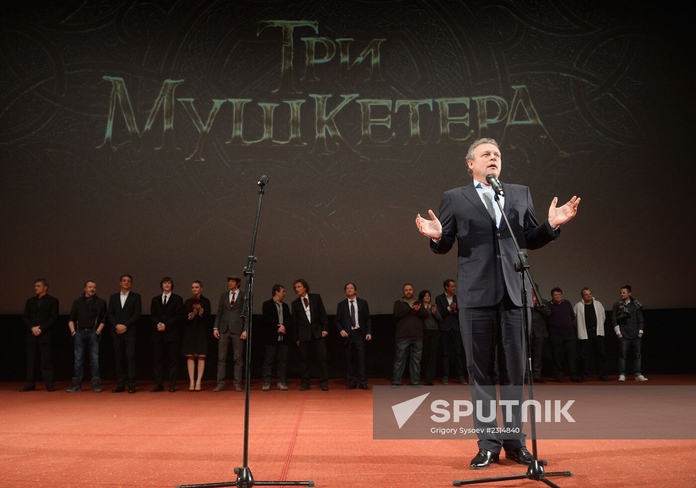 Premiere of film The Three Musketeers