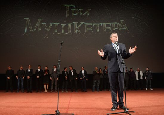 Premiere of film The Three Musketeers
