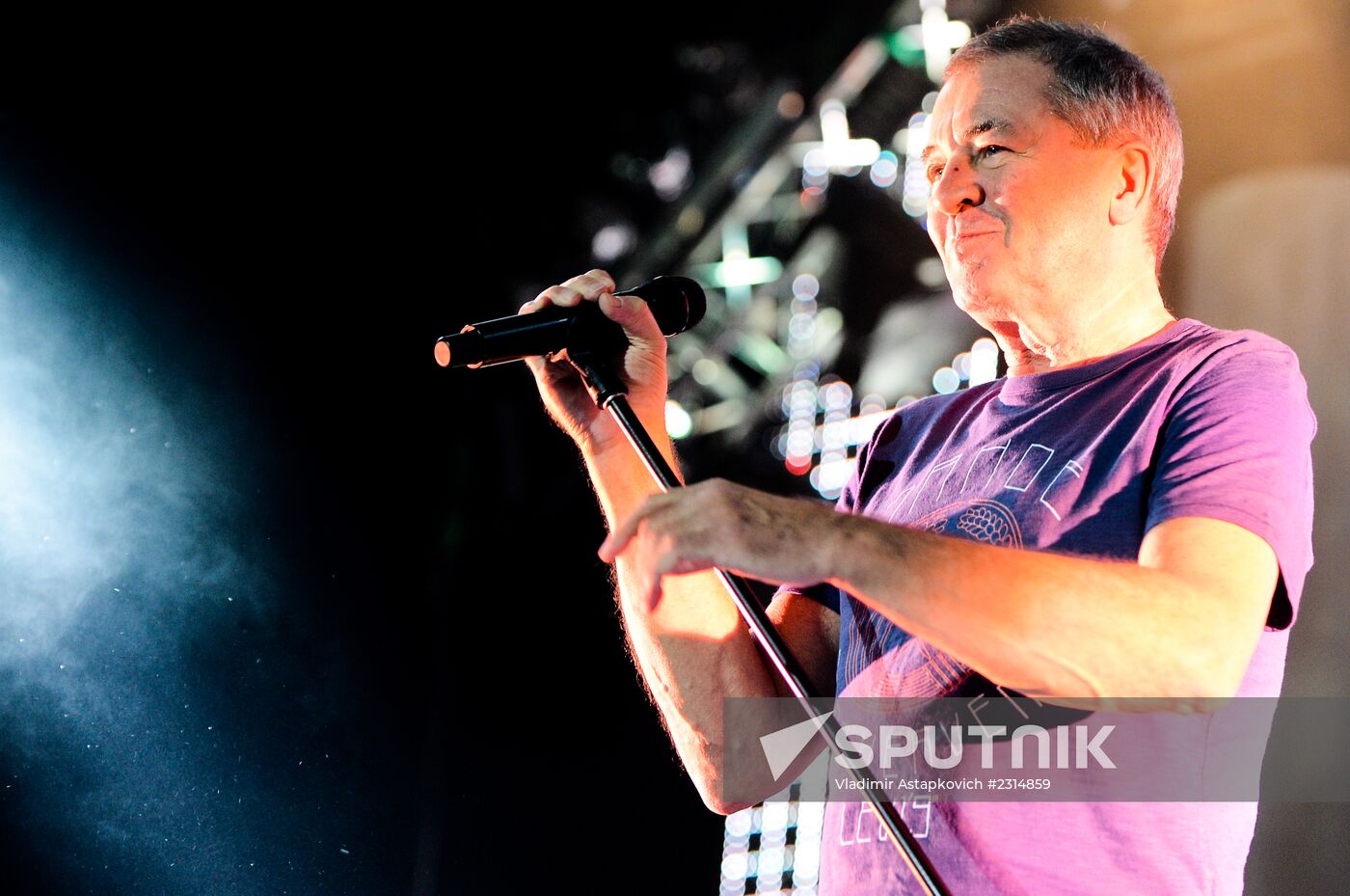 Concert by rock group Deep Purple in Olympic sports complex