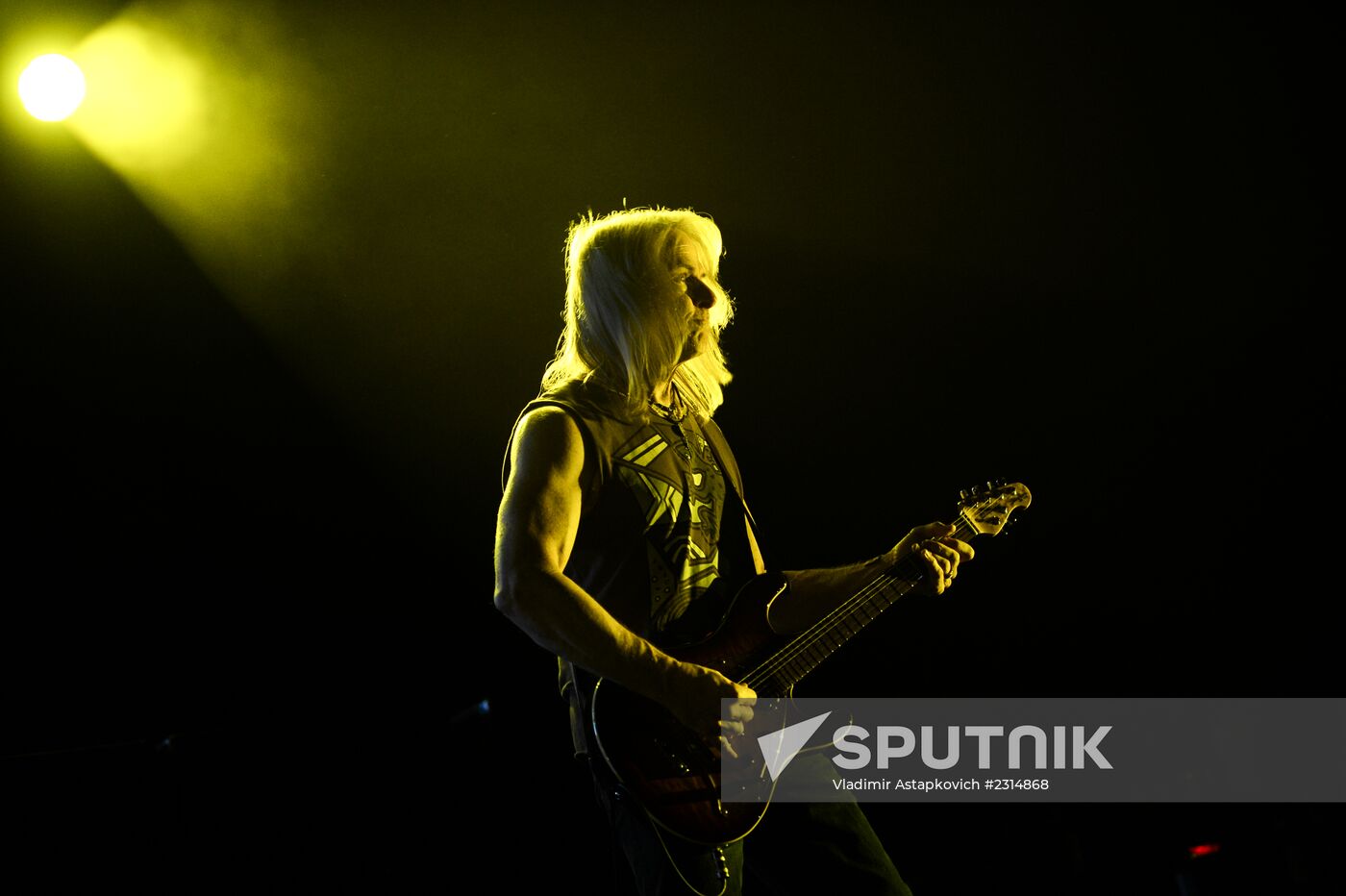 Concert by rock group Deep Purple in Olympic sports complex