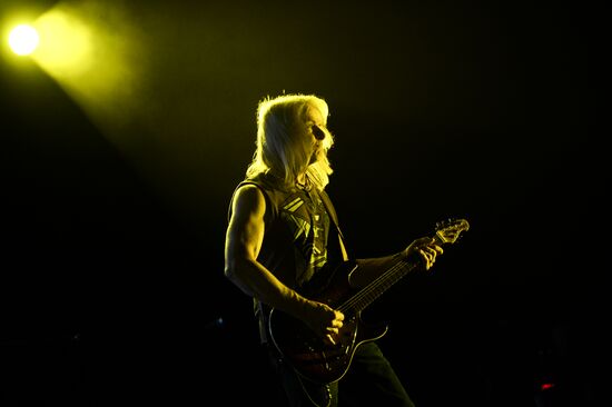 Concert by rock group Deep Purple in Olympic sports complex