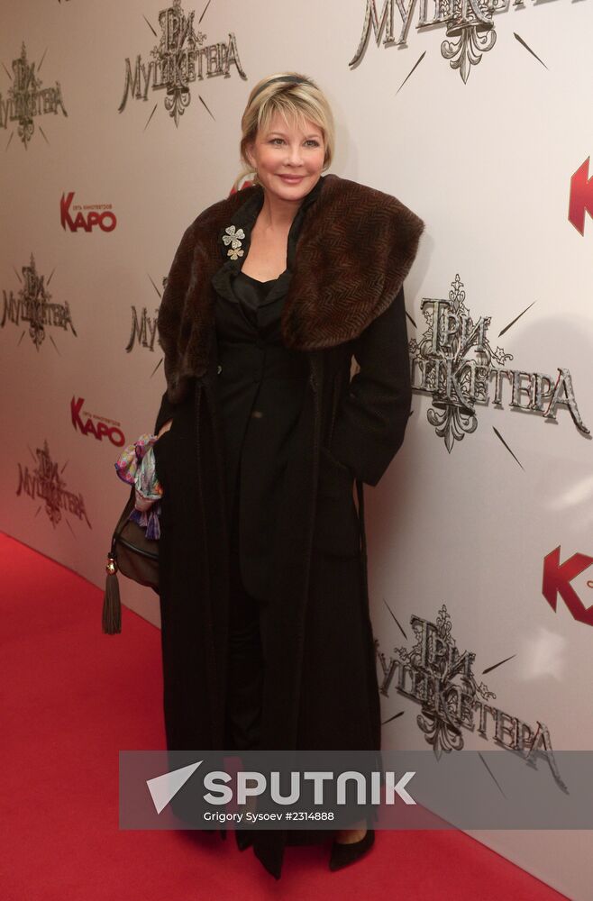 Premiere of film The Three Musketeers