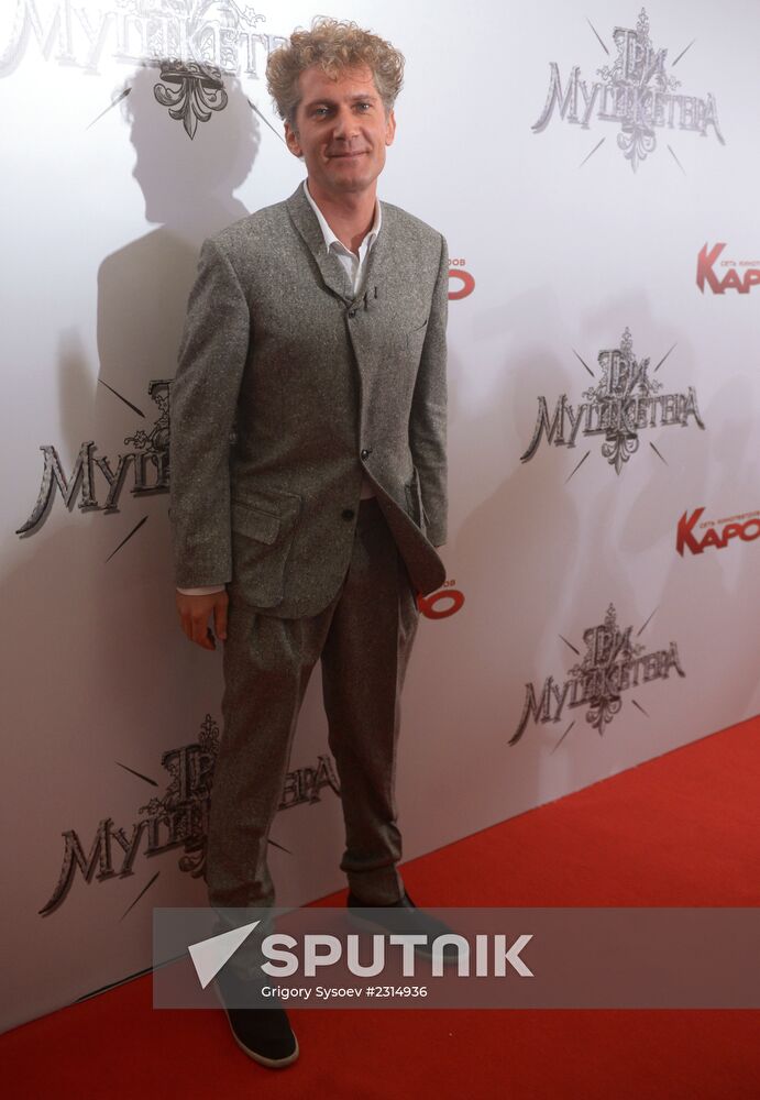 Premiere of film The Three Musketeers