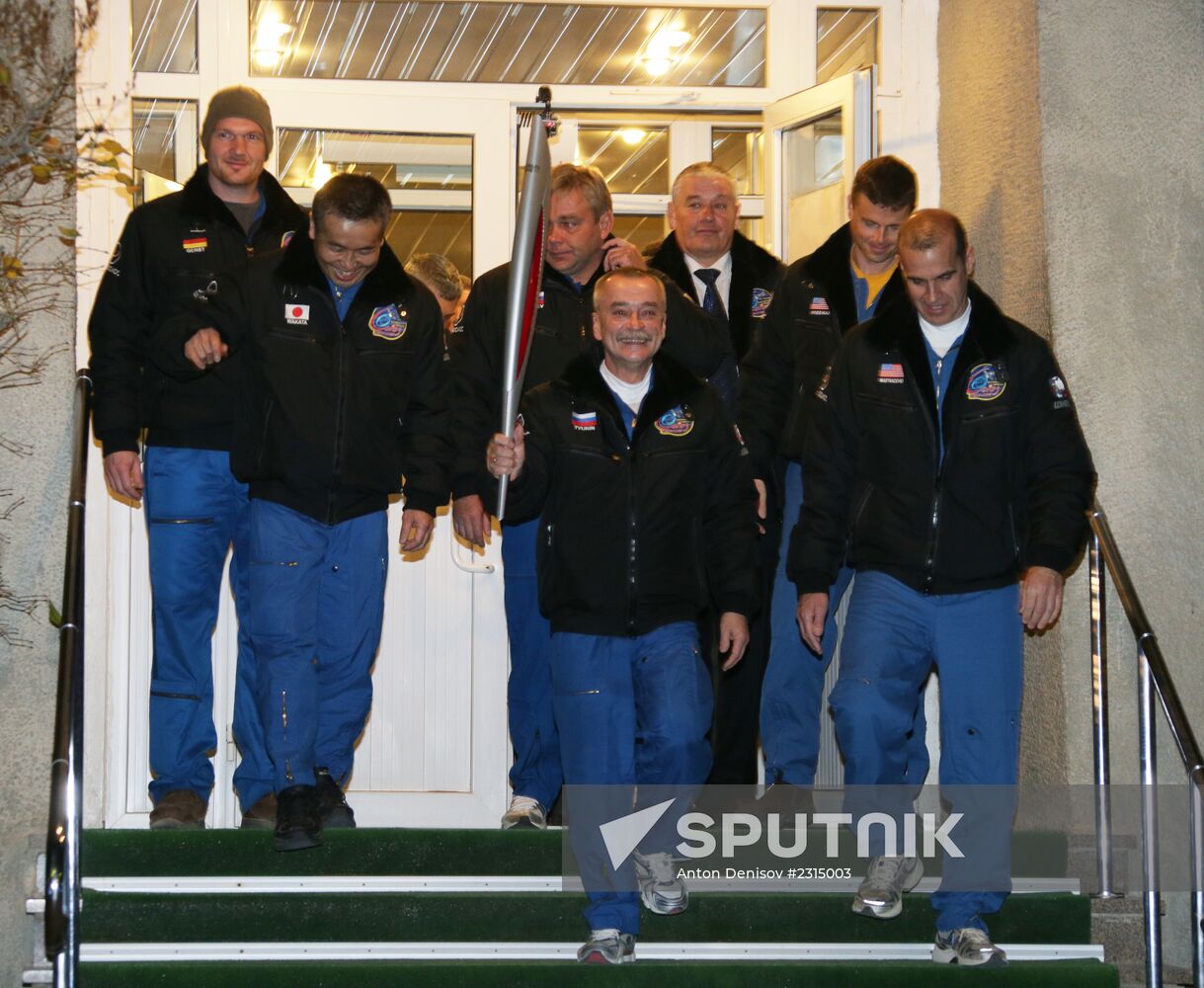 Launch of Soyuz-FG rocket with manned spacecraft Soyuz TMA-11M