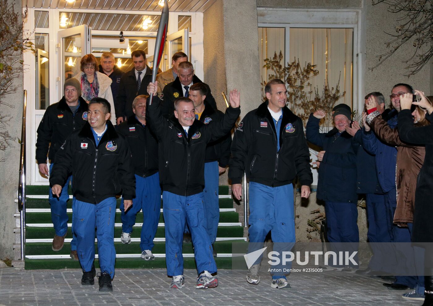 Launch of Soyuz-FG rocket with manned spacecraft Soyuz TMA-11M