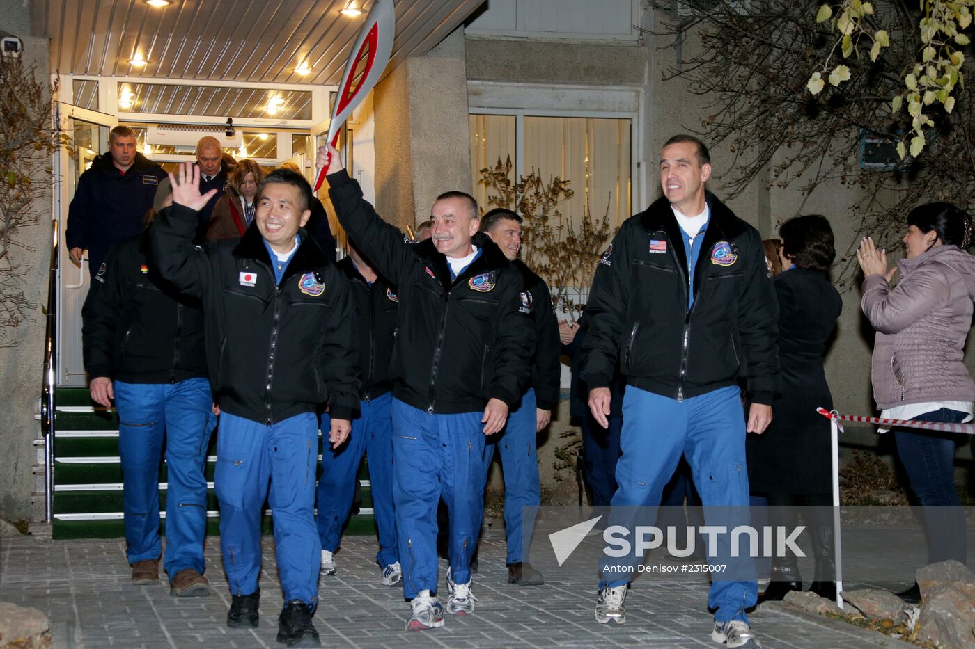 Launch of Soyuz-FG rocket with manned spacecraft Soyuz TMA-11M