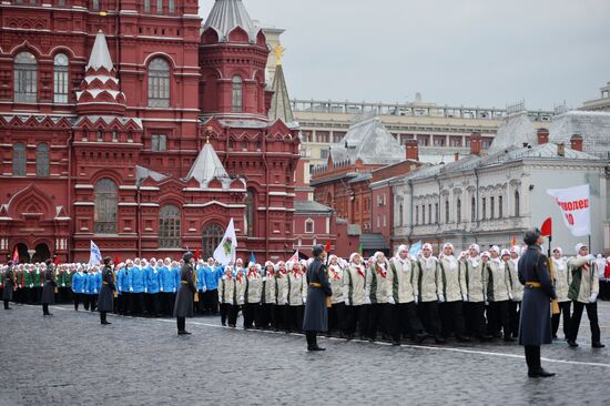 Military march dedicated to 1941 Military Parade anniversary