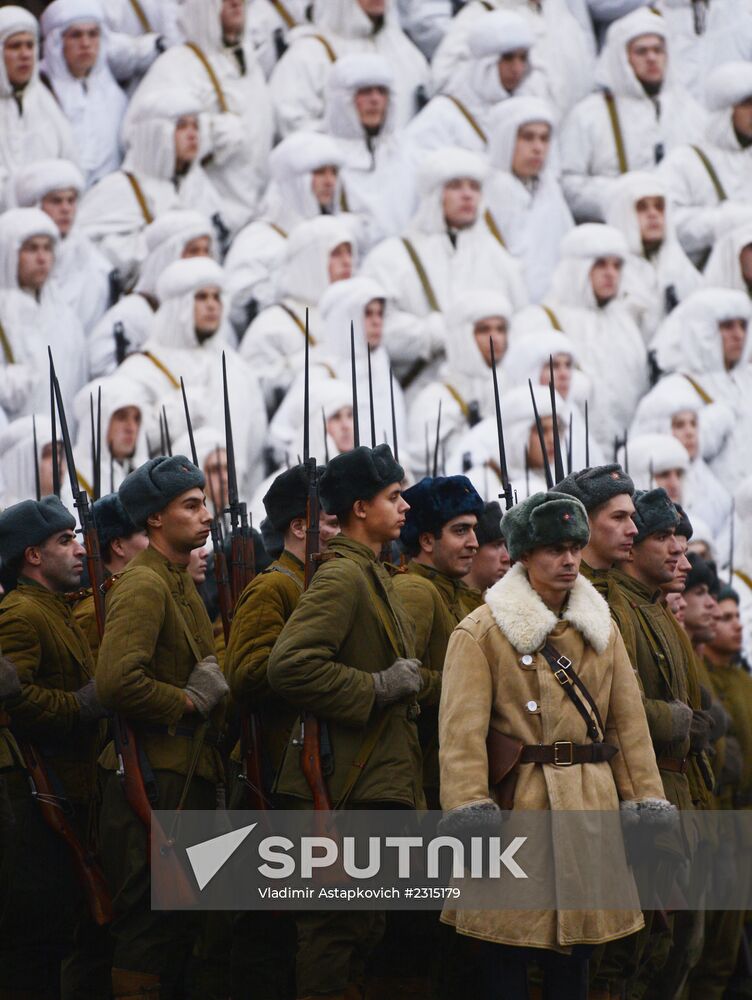 Military march dedicated to 1941 Military Parade anniversary