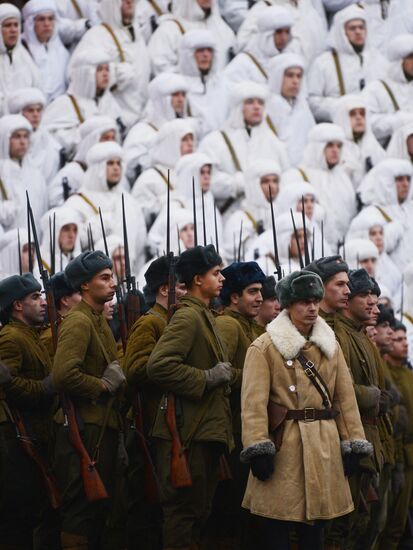Military march dedicated to 1941 Military Parade anniversary