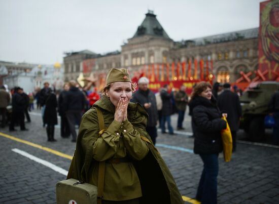 Military march dedicated to 1941 Military Parade anniversary