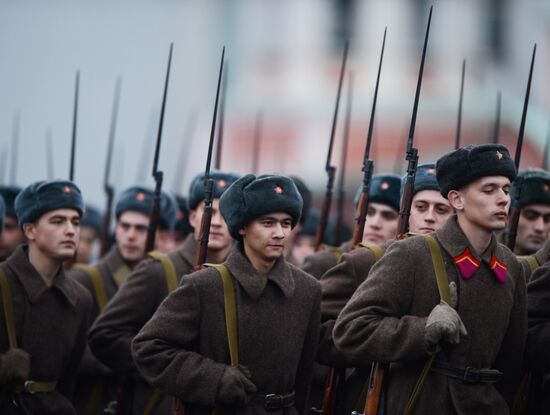Military march dedicated to 1941 Military Parade anniversary