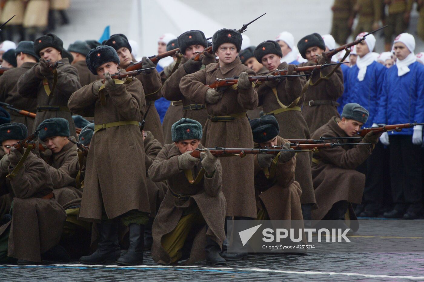 Military march dedicated to 1941 Military Parade anniversary