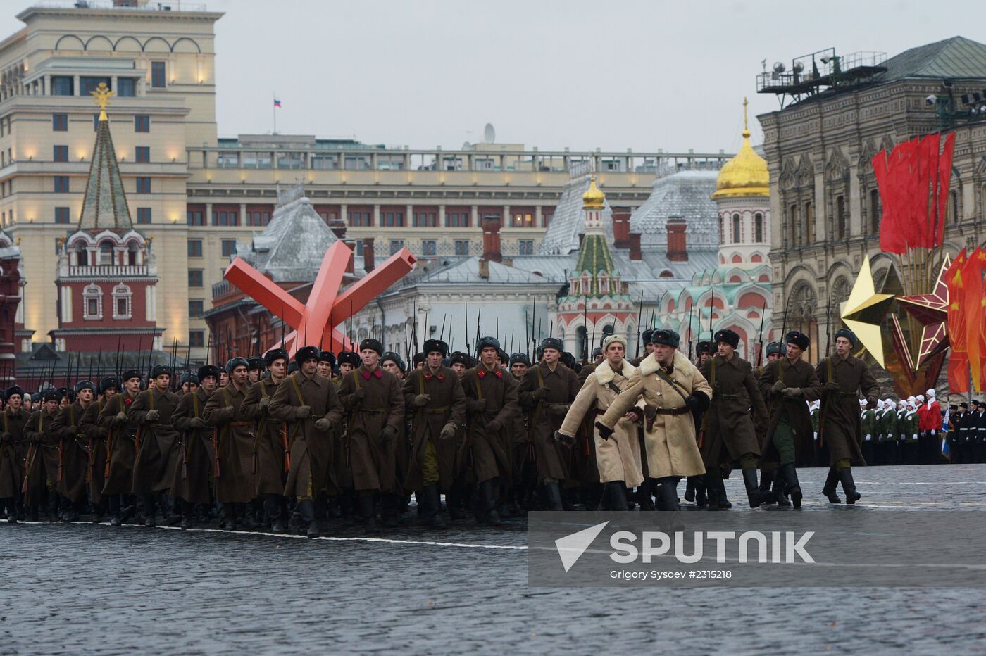 Military march dedicated to 1941 Military Parade anniversary