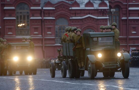 Military march dedicated to 1941 Military Parade anniversary