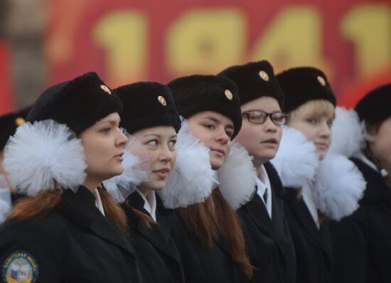 Military march dedicated to 1941 Military Parade anniversary