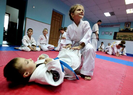 Martial arts classes for children and young people