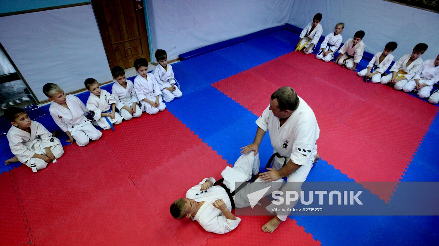 Martial arts classes for children and young people