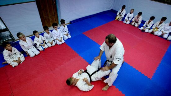 Martial arts classes for children and young people