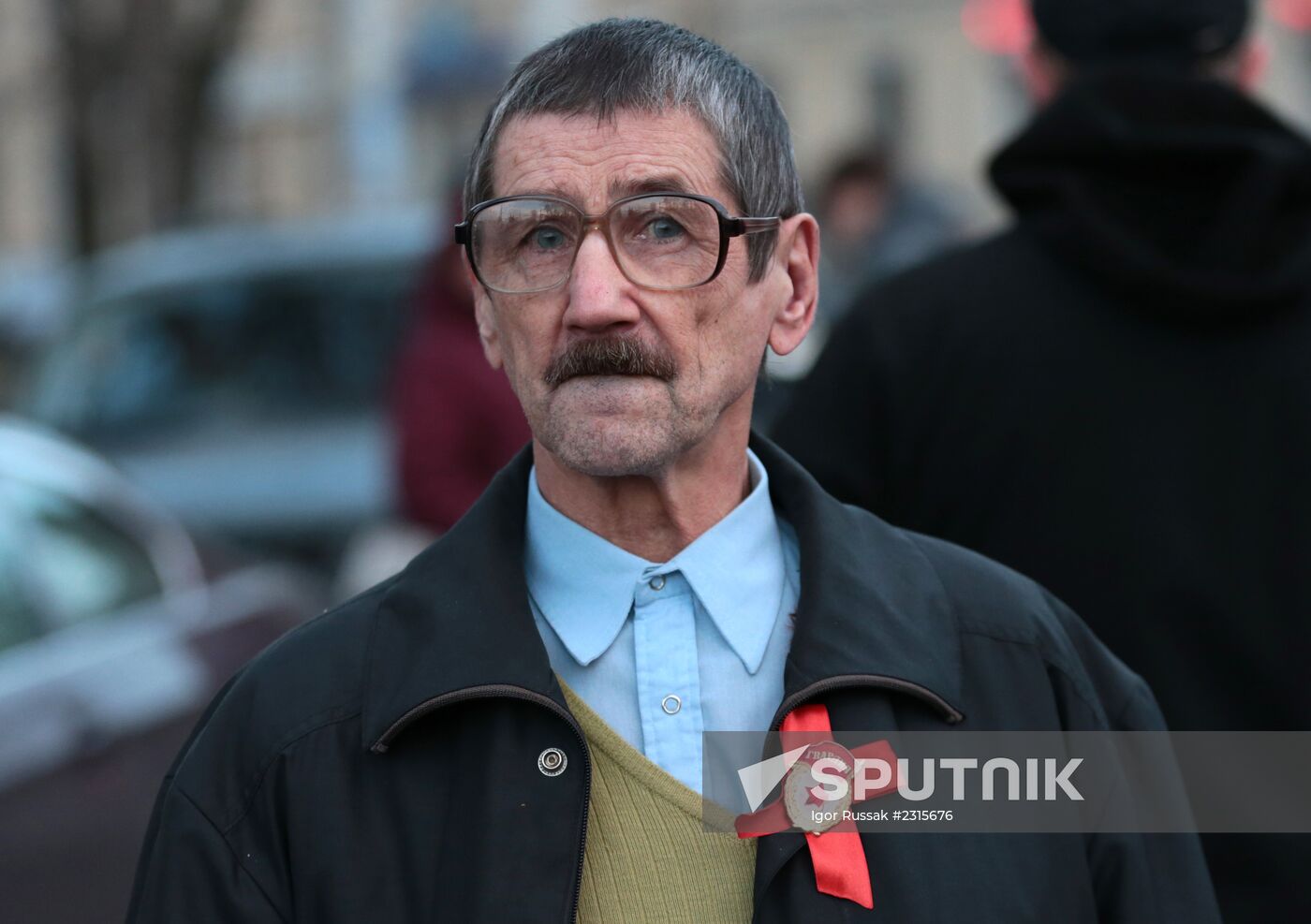 Communist rally in St. Petersburg