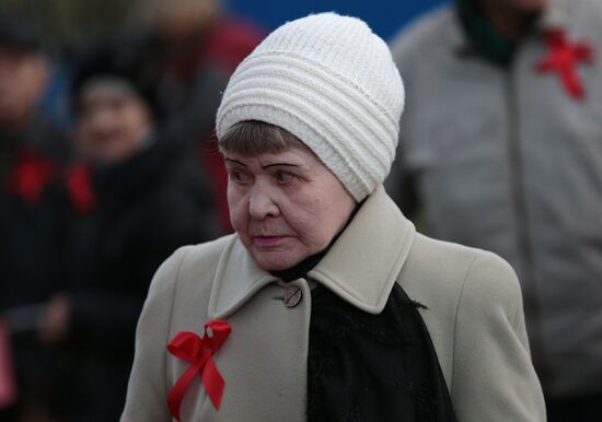 Communist rally in St. Petersburg