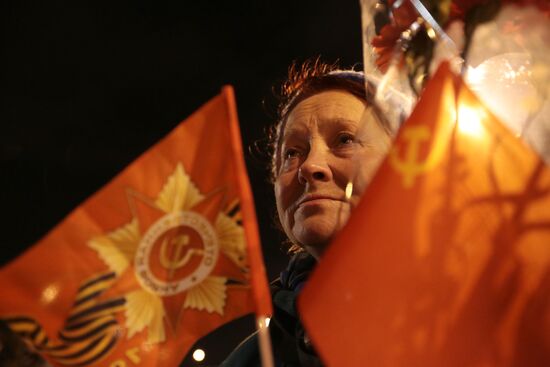Communist rally in St. Petersburg