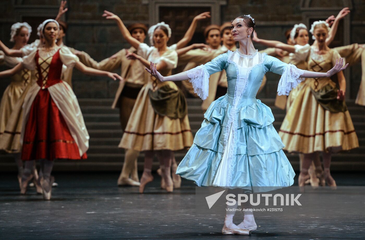 Run-through of Marco Spada at Bolshoi Theatre