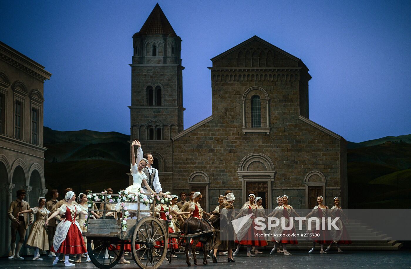 Run-through of Marco Spada at Bolshoi Theatre
