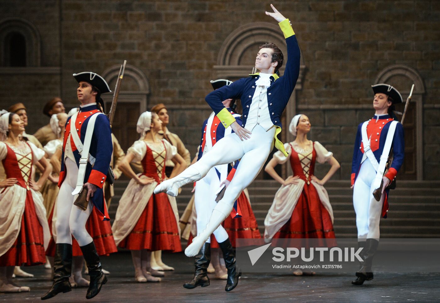 Run-through of Marco Spada at Bolshoi Theatre