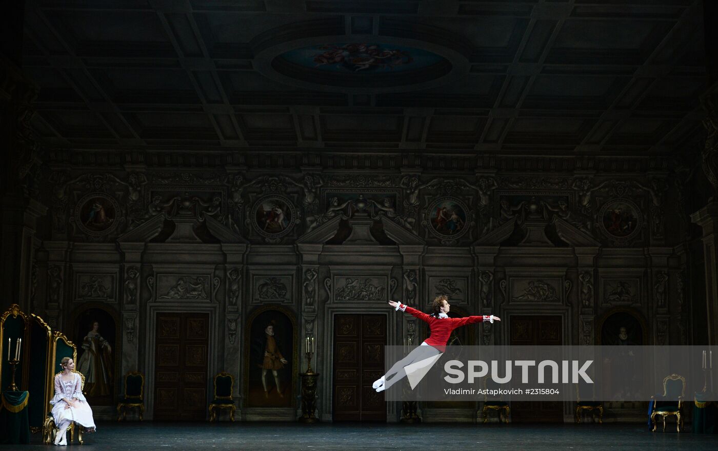 Run-through of Marco Spada at Bolshoi Theatre